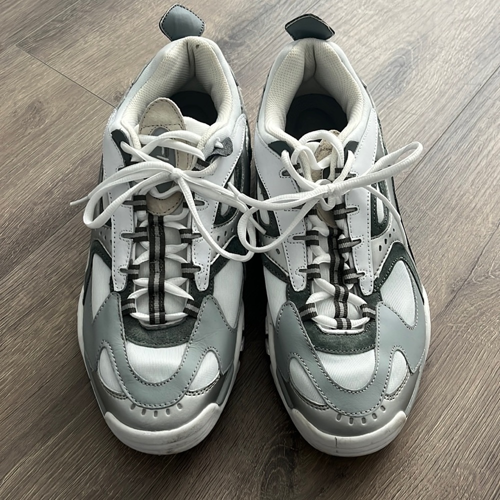 Fila grey and white sneakers